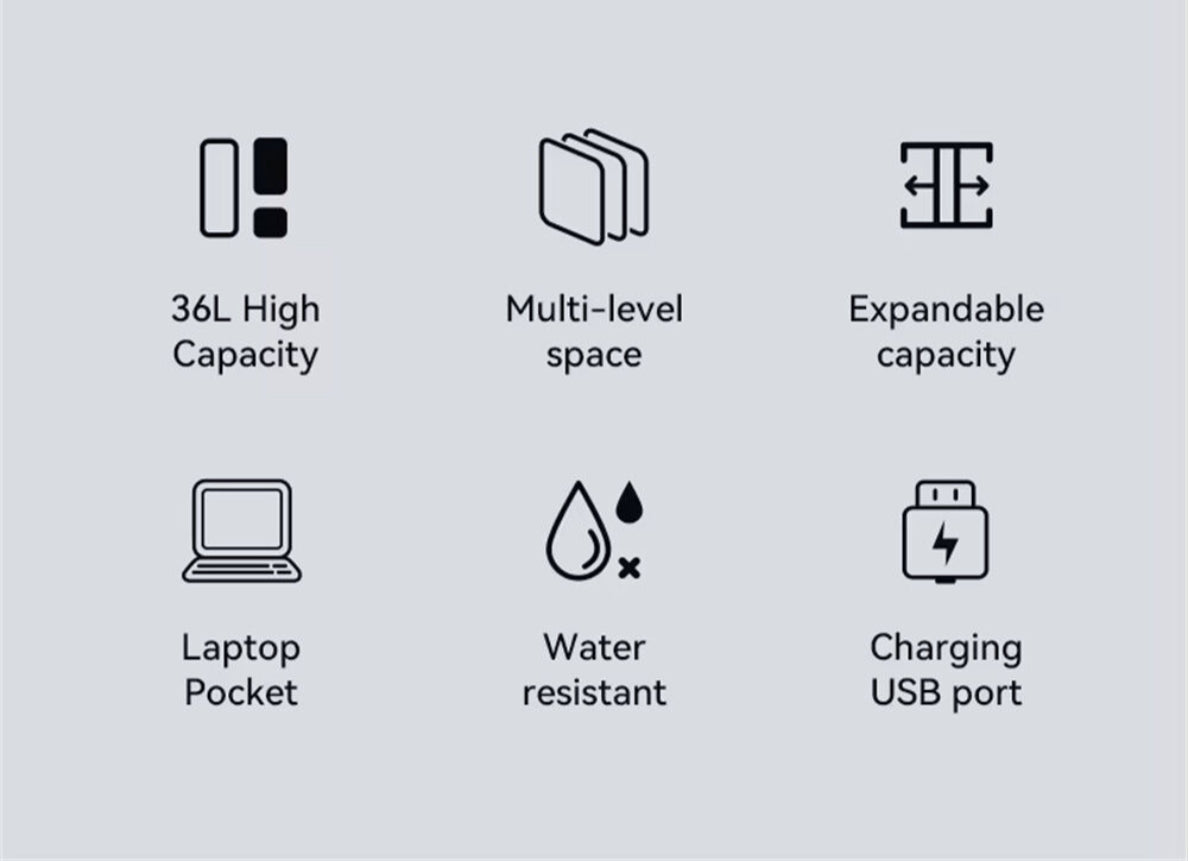Laptop Backpack with USB Charging Travel Backpack
